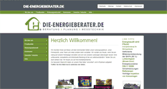 Desktop Screenshot of die-energieberater.de