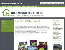 Tablet Screenshot of die-energieberater.de